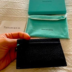Brand New! Tiffany leather card case.